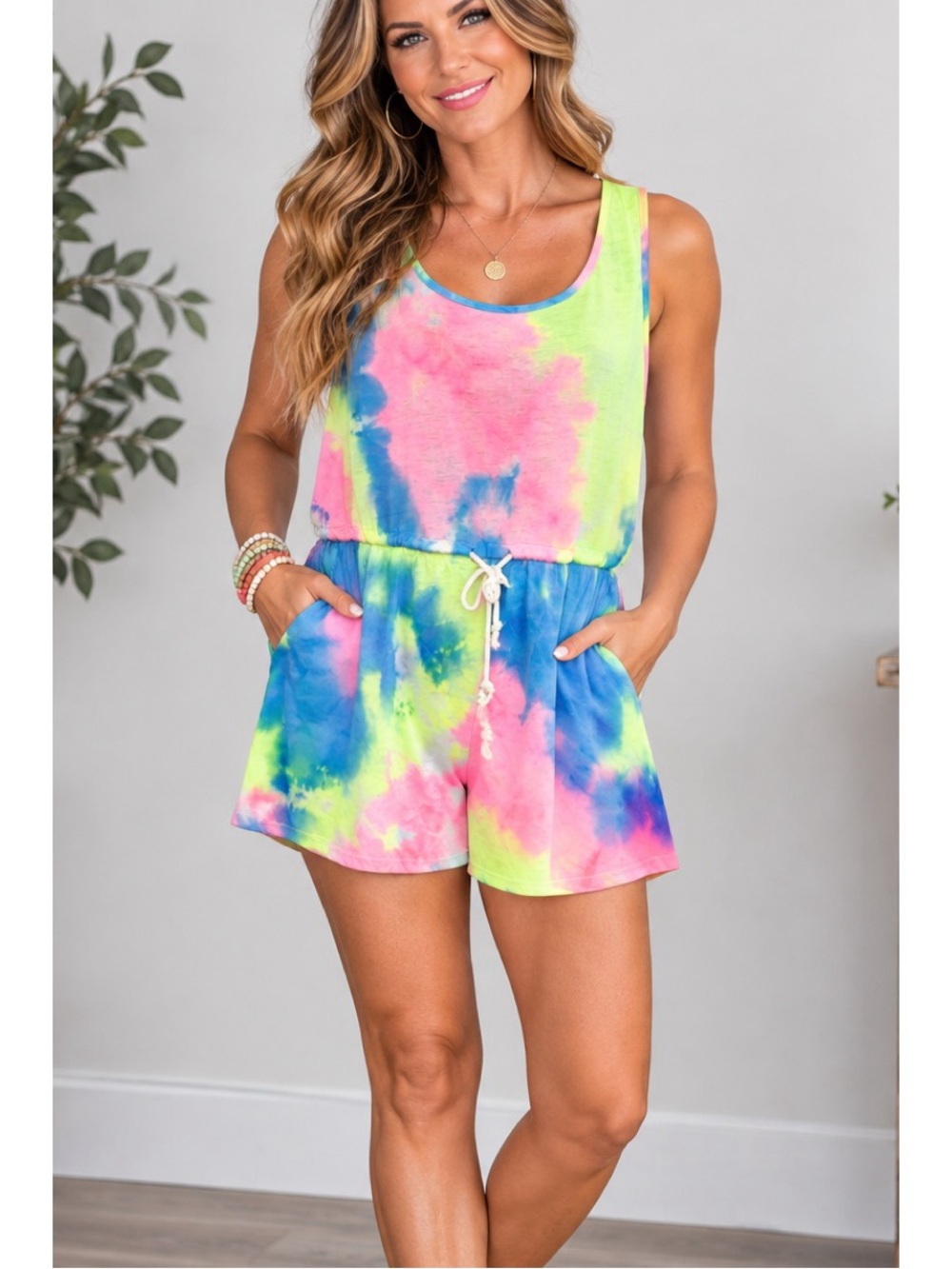 Pastel Tie-Dye Romper